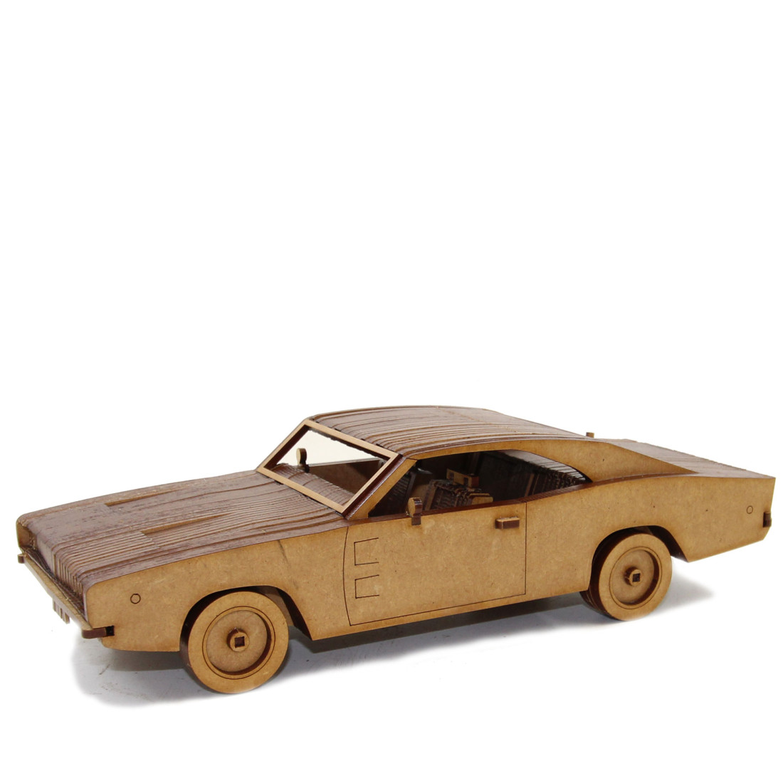 Wow We - 3D Wooden Model | Vehicles | Dodge Charger 1968