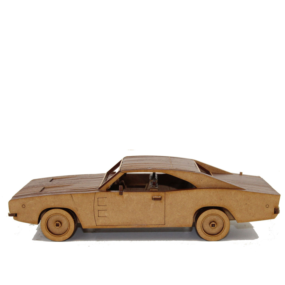 Wow We - 3D Wooden Model | Vehicles | Dodge Charger 1968 - Image 3