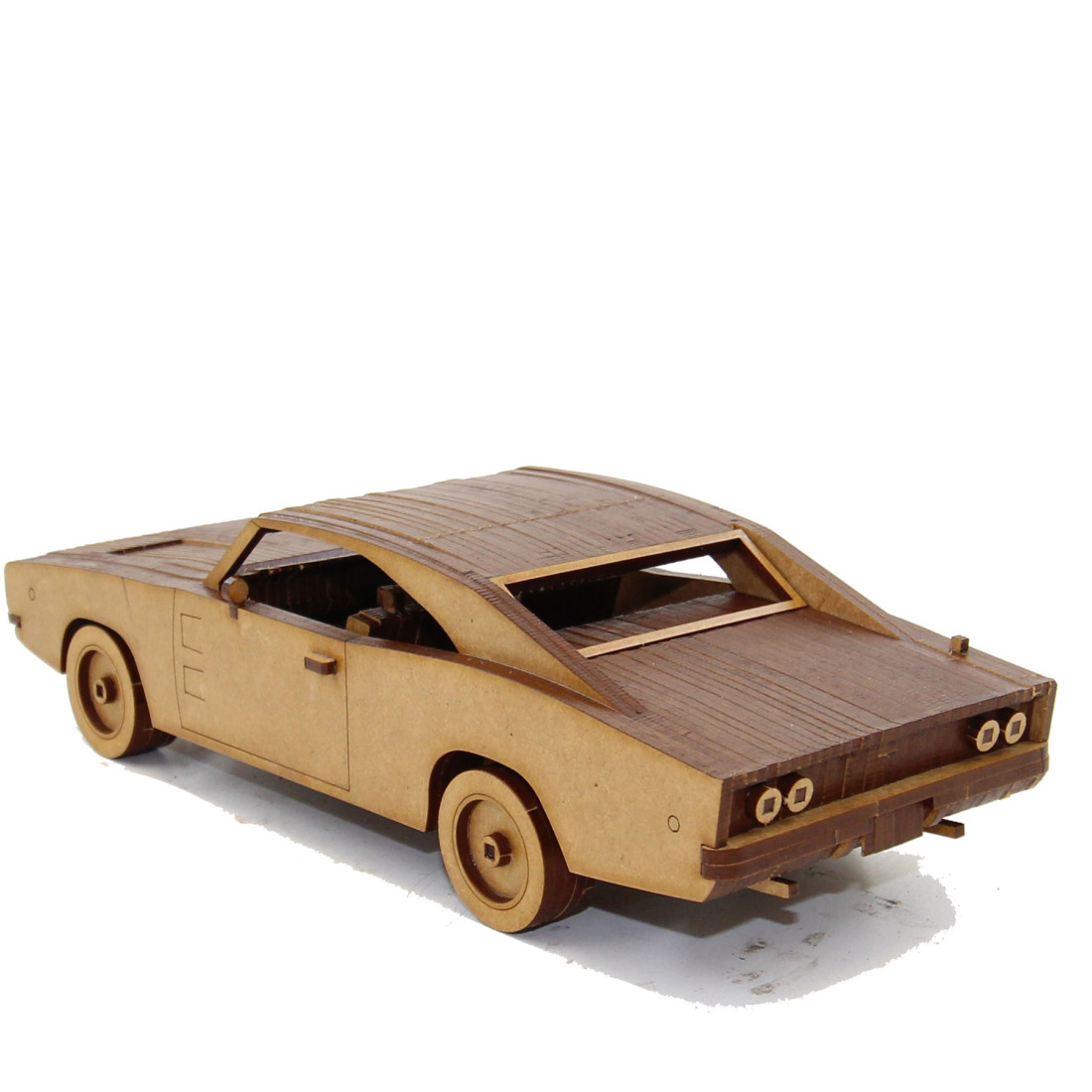 Wow We - 3D Wooden Model | Vehicles | Dodge Charger 1968 - Image 4