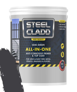Steel Cladd All-In-One Water Based Charcoal 1L