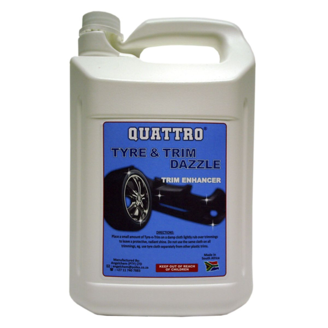 Quattro Tyre And Trim Dazzle 5L