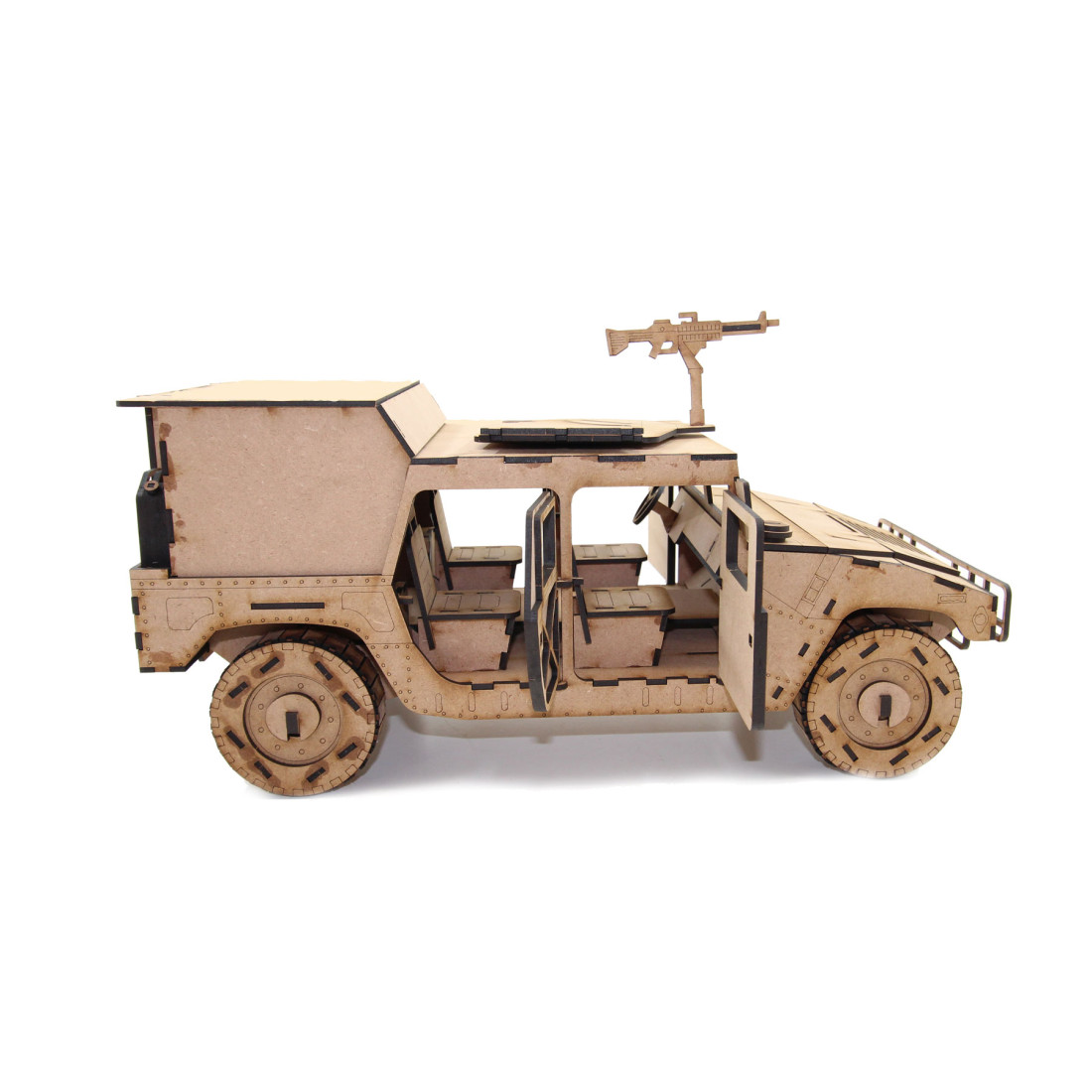 Wow We - 3D Wooden Model | Vehicles | Hummer M998 - Image 3