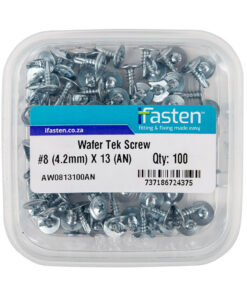 Ifasten Tek Screw Wafer No8 4.2Mmx13Mm 100 Pt