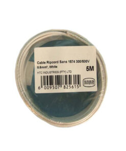 Cable Ripcord Black 5M 0.5Mm