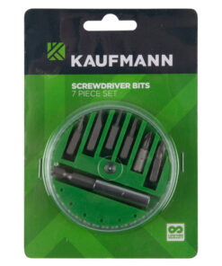 Kaufmann Screwdriver Bit Set 7 Pcs