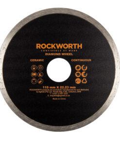 Rockworth Diamond Wheel 115Mm Continuous Rim