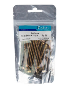 Ifasten Tek Screw No12 5.5Mmx75Mm 25 Pp
