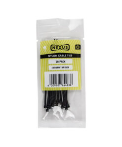 Nexus Cable Ties T18R 2.5Mmx100Mm White 20 Pack