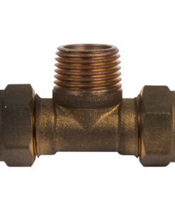 Compression Brass Tee Cxcxmi 22Mmx3/4 Sabs