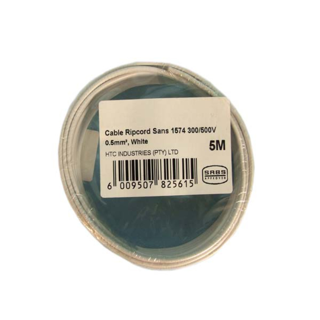 Cable Ripcord White 5M 0.5Mm