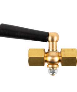 Gauge Cock Brass Fem X Fem 1/2 Inch Bsp