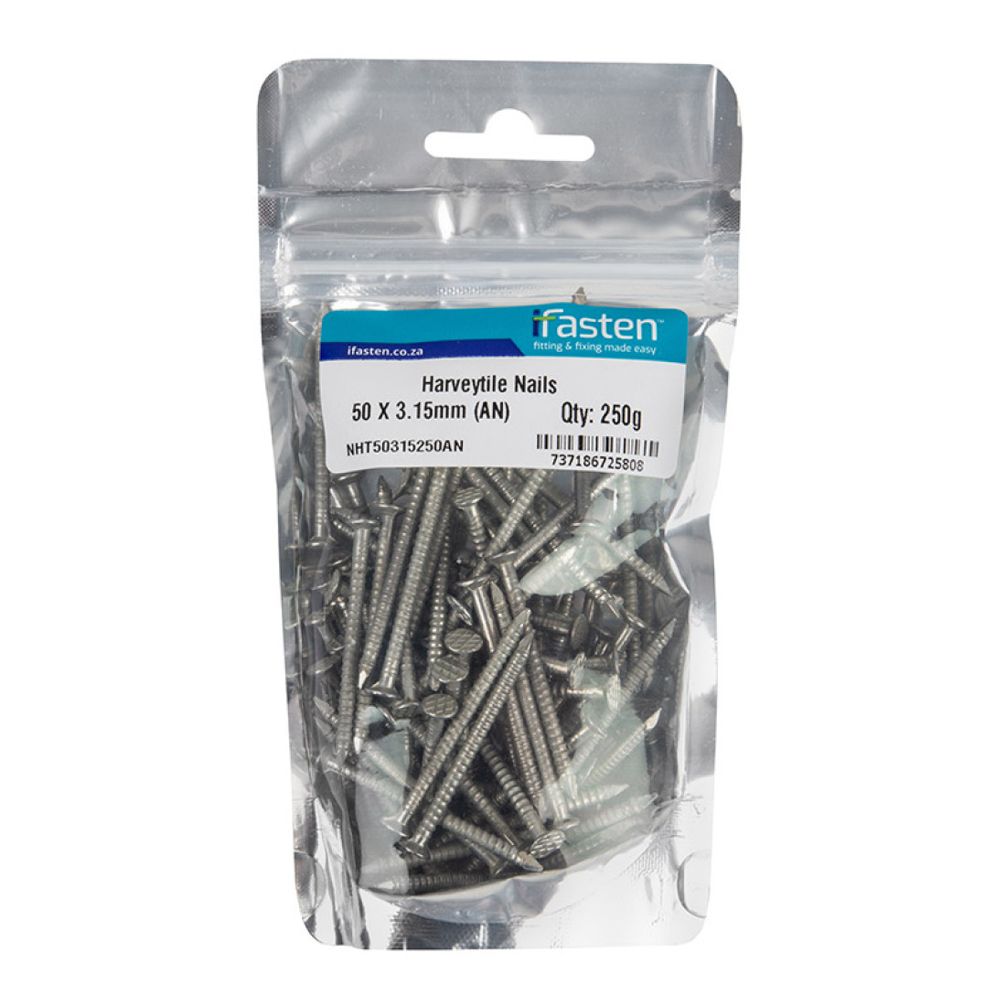 Ifasten Nail Harvey Tile 50Mmx3.15Mm 250G Pp