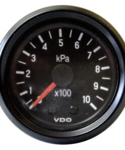 Vdo Pressure Gauge, 0 - 7 Bar, 52 Mm, Mech, Excl. Globe + Pipe