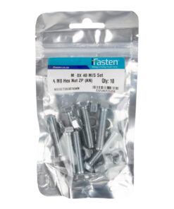 Ifasten Set Screw Ms And Nut Zp M8X40Mm 10 Pp