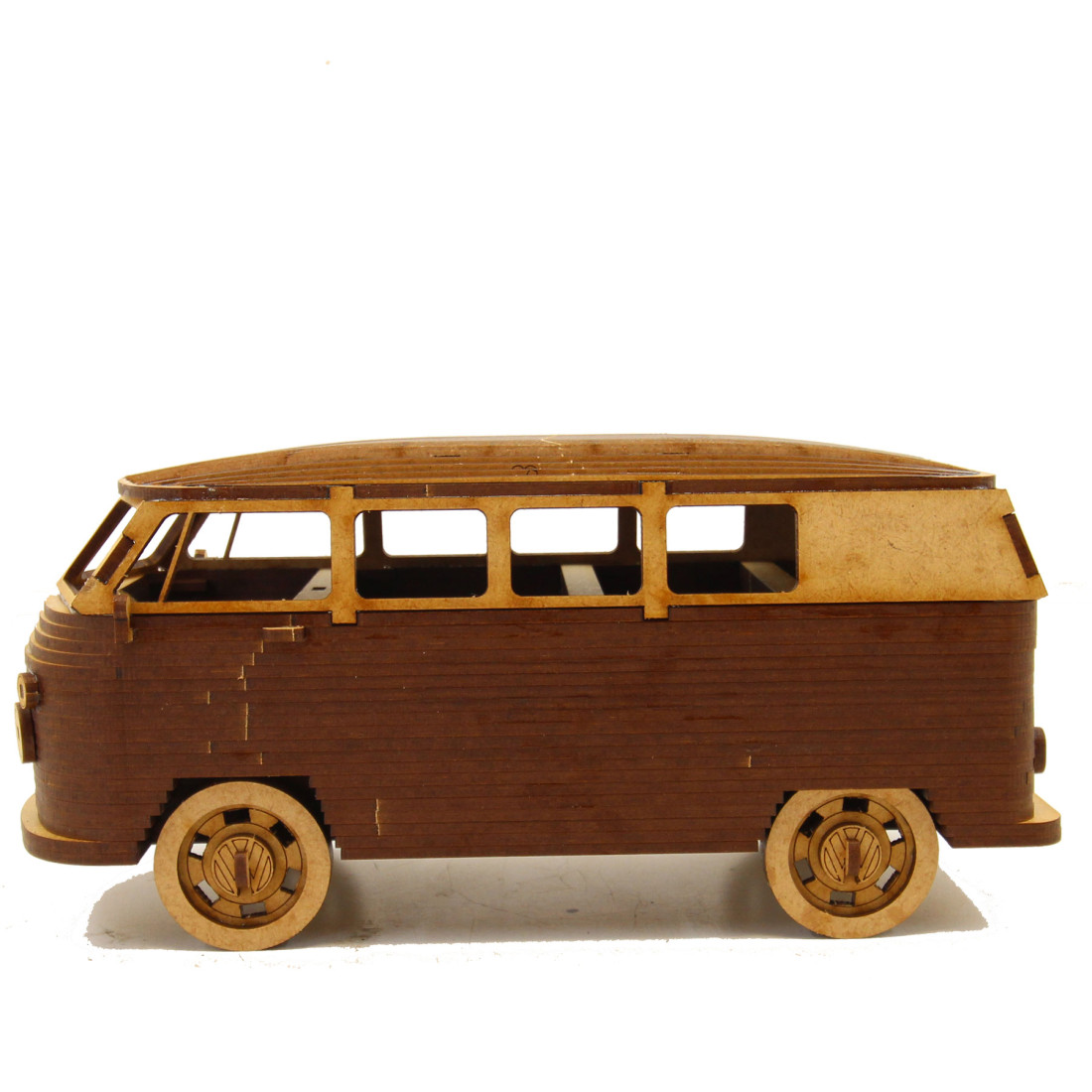 Wow We - 3D Wooden Model | Vehicles | Vw Bus - Image 4
