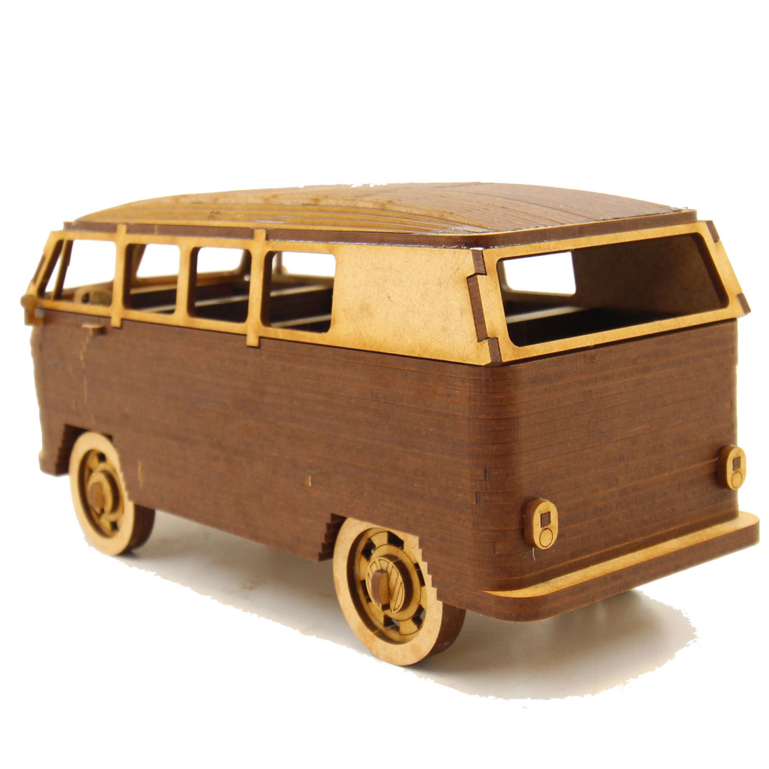 Wow We - 3D Wooden Model | Vehicles | Vw Bus - Image 5