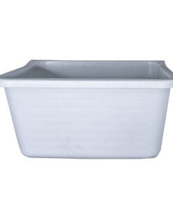 Wash Trough Single Bowl Pvc White Incl Bracket