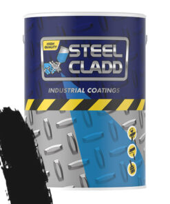 Steel Cladd Quick Dry Enamel Matt Black 5L