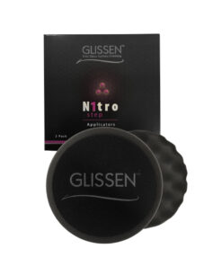Glissen Nitro Black Waffle Finishing Foam Applicators 2 Pack 150Mm/6"