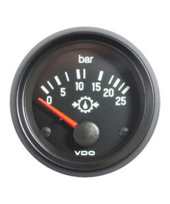 Vdo Trans Oil Press Gauge, 24 V, 0 - 25 Bar, 52 Mm, Elec