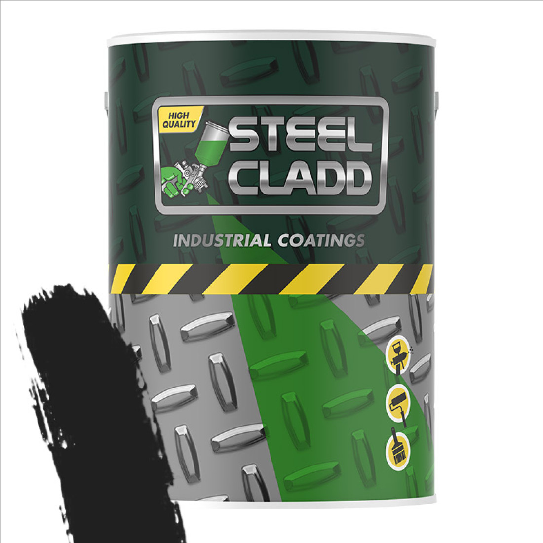 Steel Cladd Quick Dry Primer Black 1L