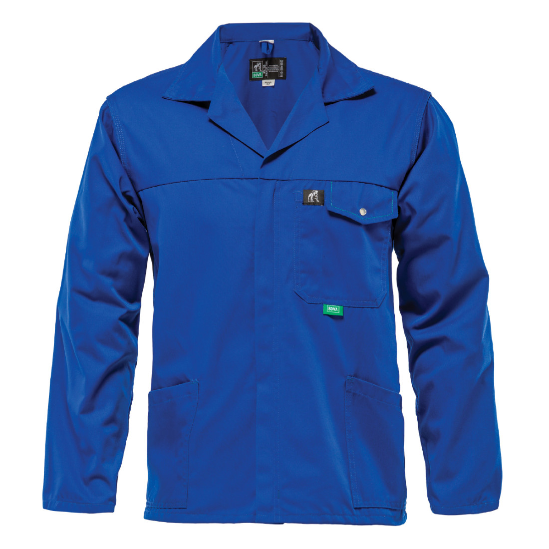 Bova Overall Jacket R/Blue 65/35 Polycotto Size 48