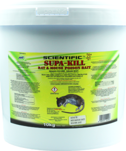 Supa-Kill Rat & Mouse Grain Poison Bait - 10Kg