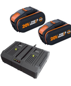 Worx 20V Powershare 2X 4.0Ah Battery & Dual Charger | Kit