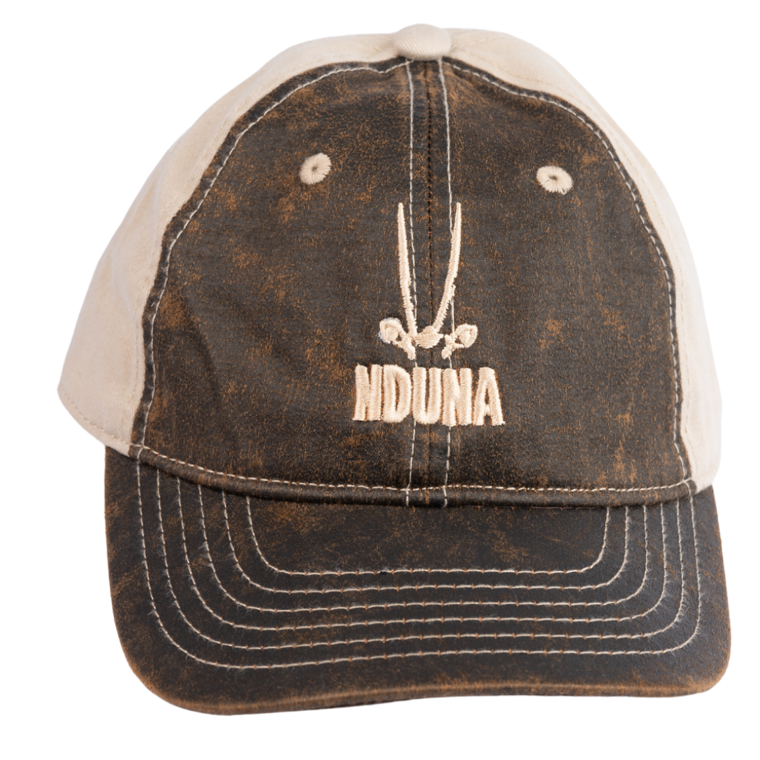 Nduna Two-Tone Brown, Oil-Skin Cap