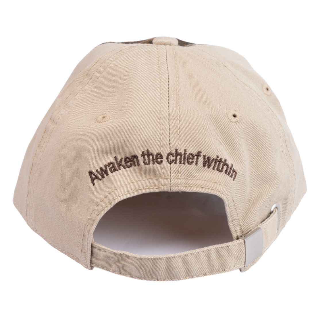 Nduna Two-Tone Brown, Oil-Skin Cap - Image 2