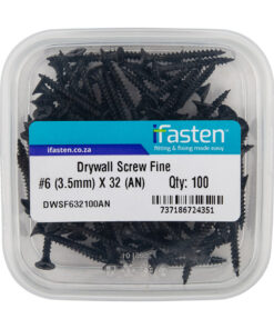 Ifasten Drywall Screw Fine No6 3.5Mmx32Mm 100 Pt