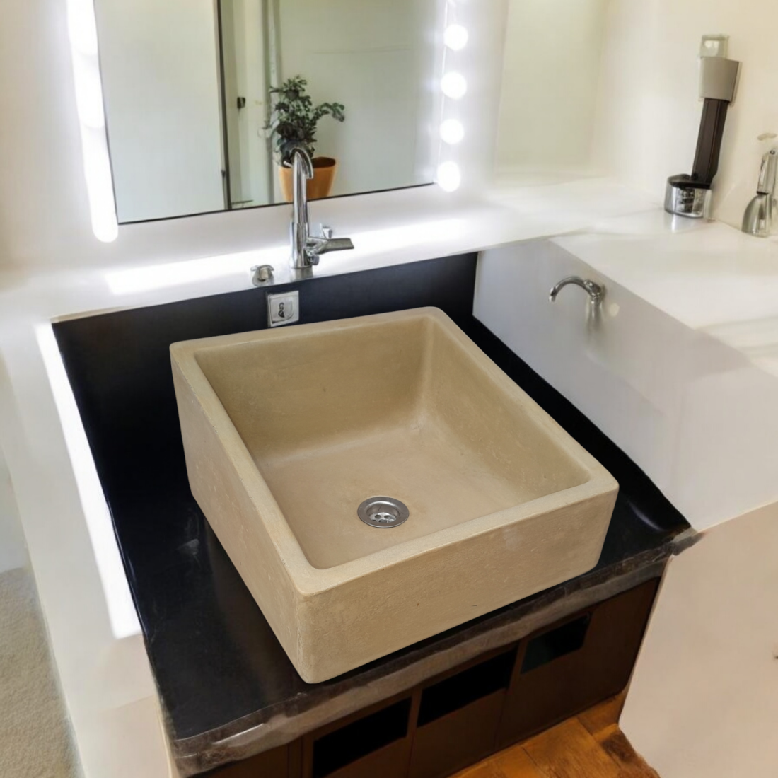 Bespoke Sandstone Concrete Slanting Pyramid 360 X 365Mm - Image 3