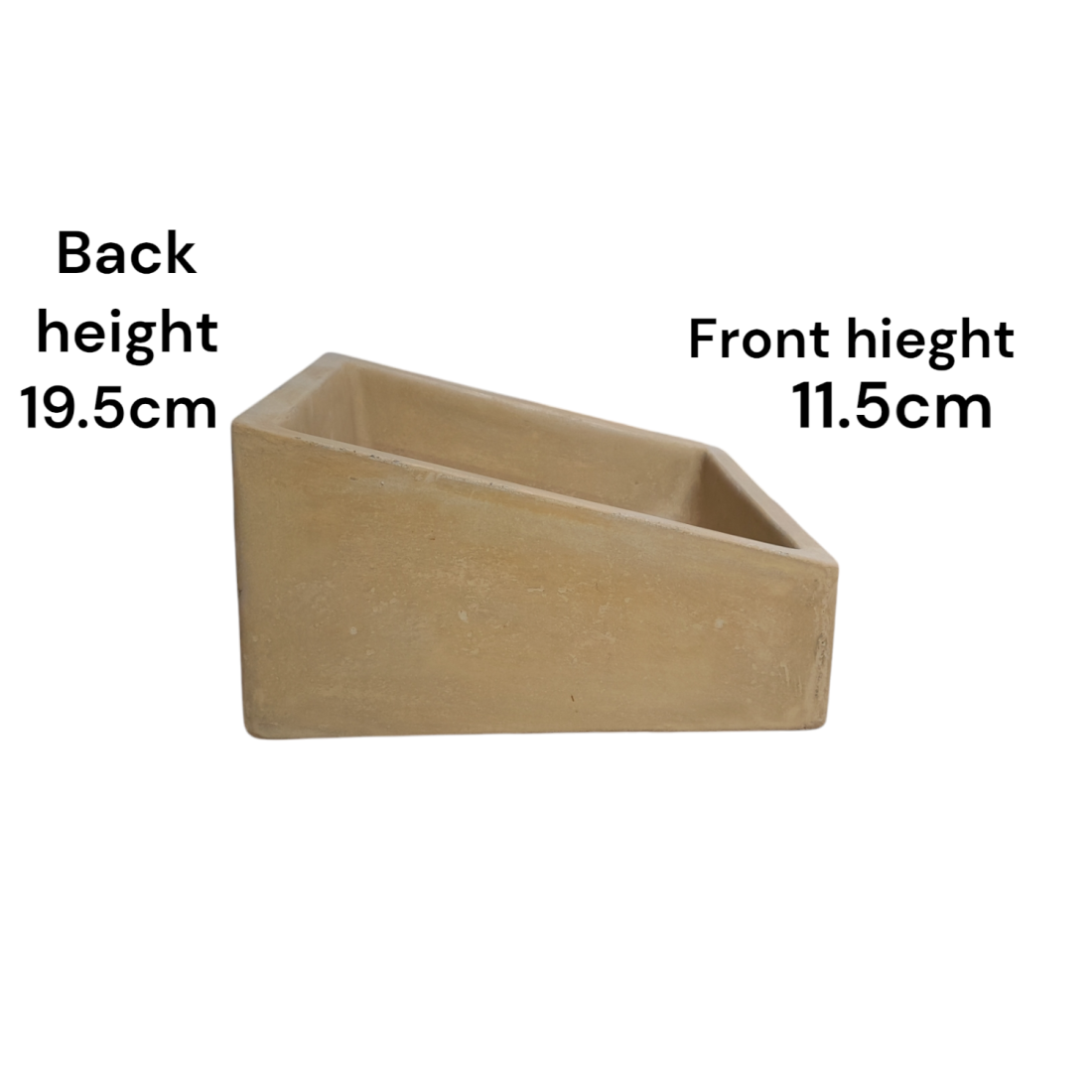 Bespoke Sandstone Concrete Slanting Pyramid 360 X 365Mm - Image 4