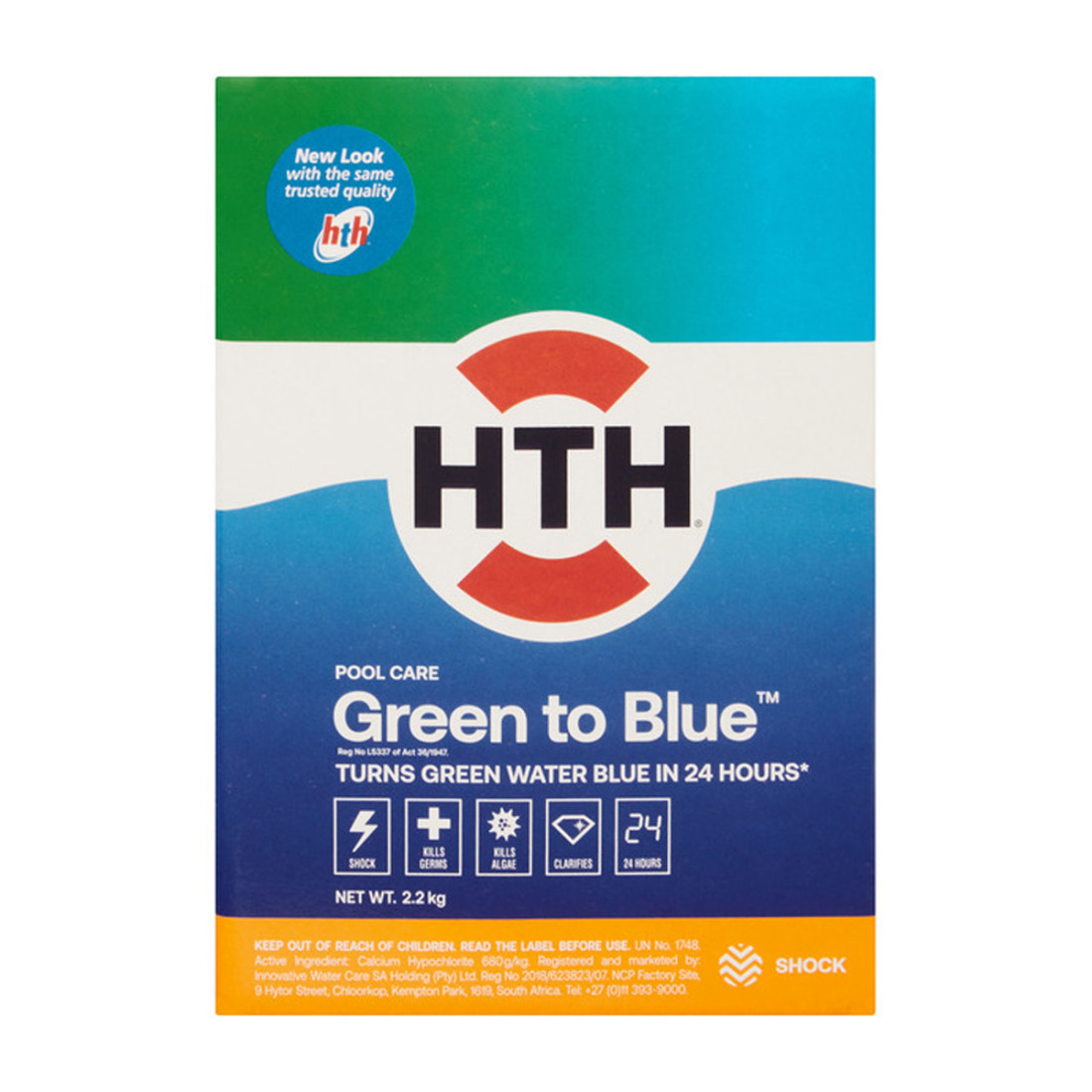 Hth Grn To Blu Sanitiser 2.2Kg - Image 2