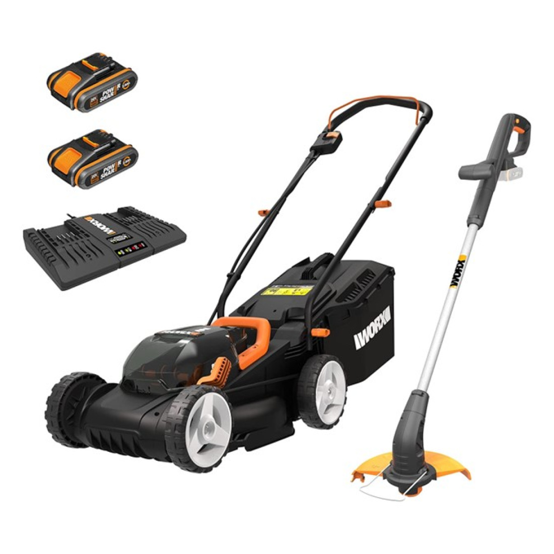 Worx Lawn Mower & Weed Eater Combo 20V/40V | Kit