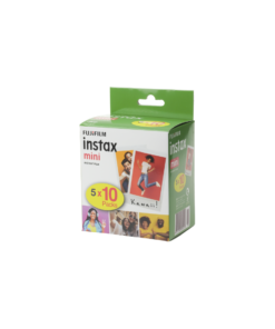 Instax Film Mini White 5 Packs (50 Sheets)