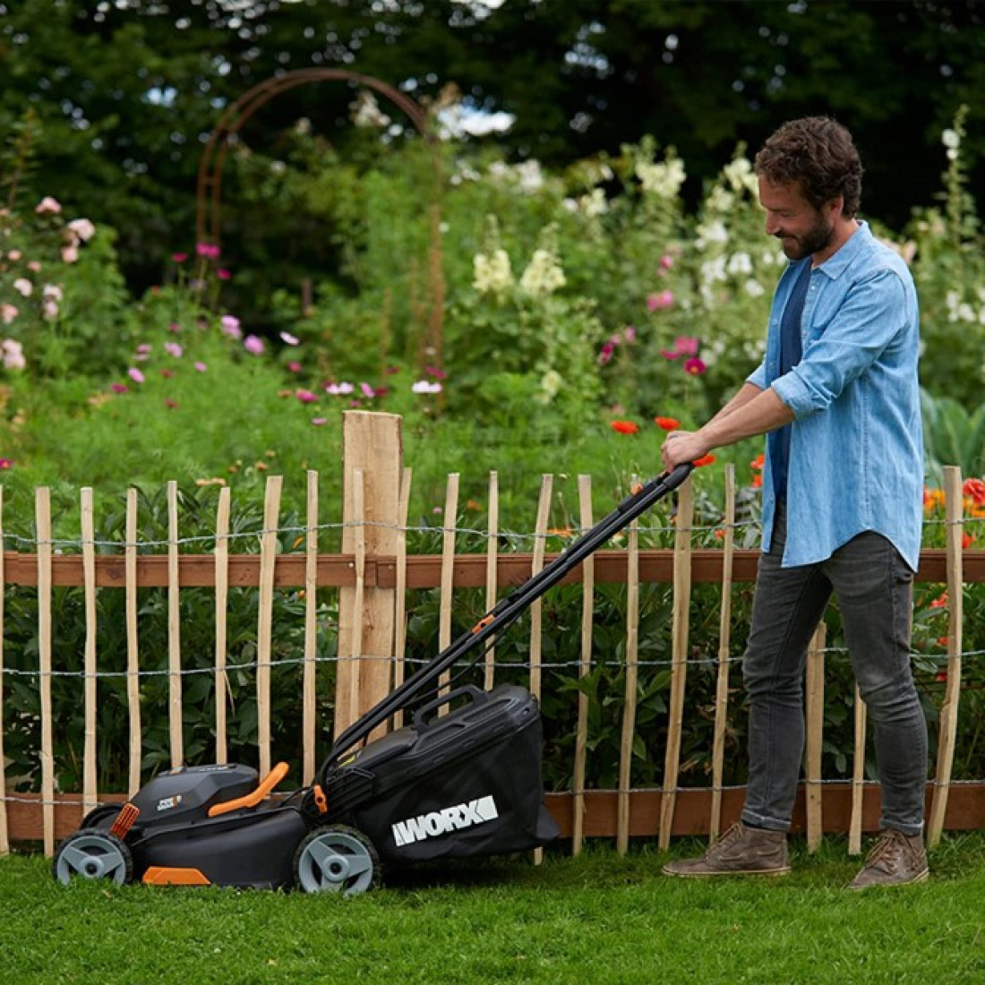Worx Lawn Mower & Weed Eater Combo 20V/40V | Kit - Image 5