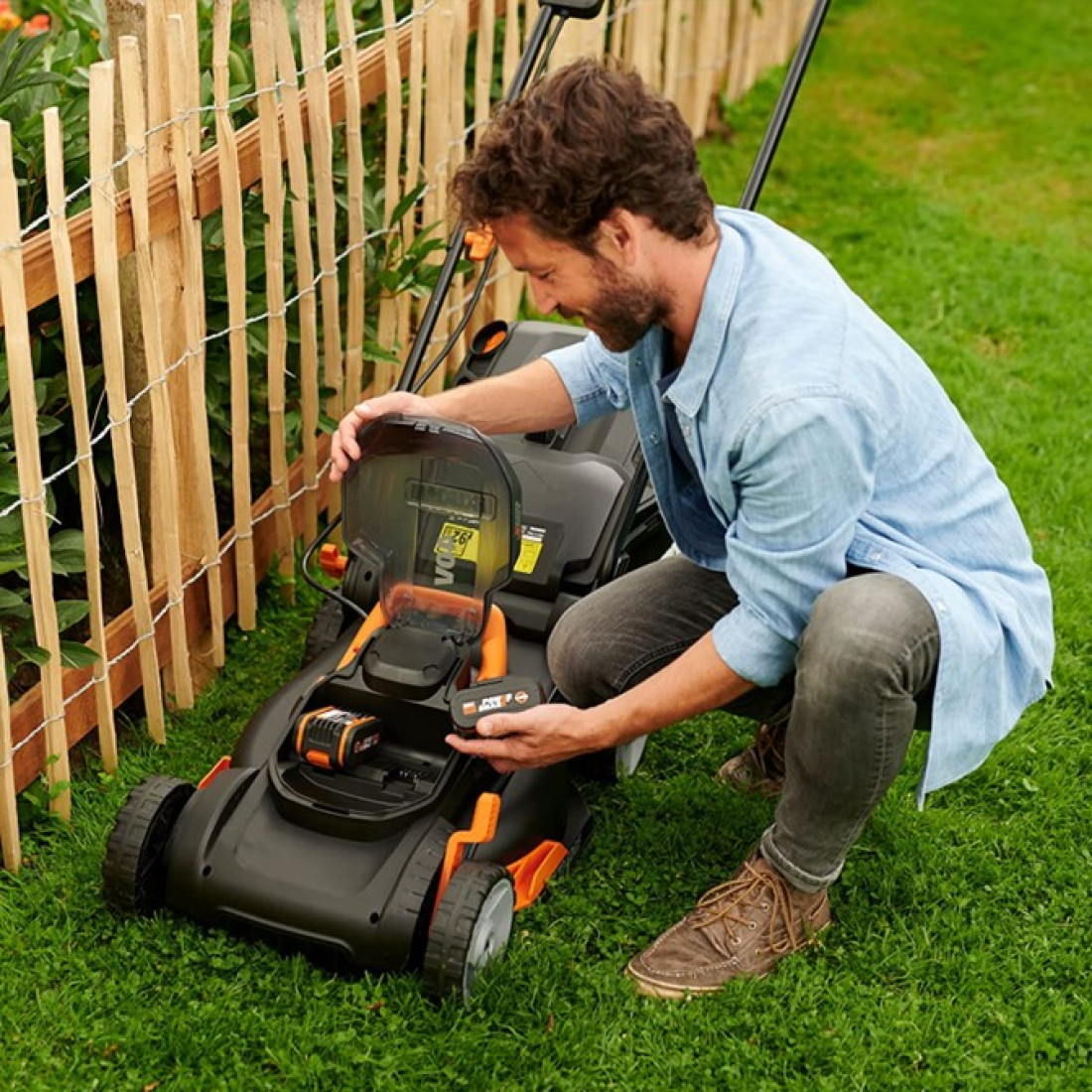 Worx Lawn Mower & Weed Eater Combo 20V/40V | Kit - Image 6