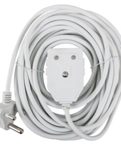 Nexus Extension Cord White Dbl 20M 1.0Mm 10A