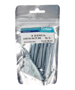 Ifasten Set Screw Ms And Nut Zp M8X60Mm 10 Pp
