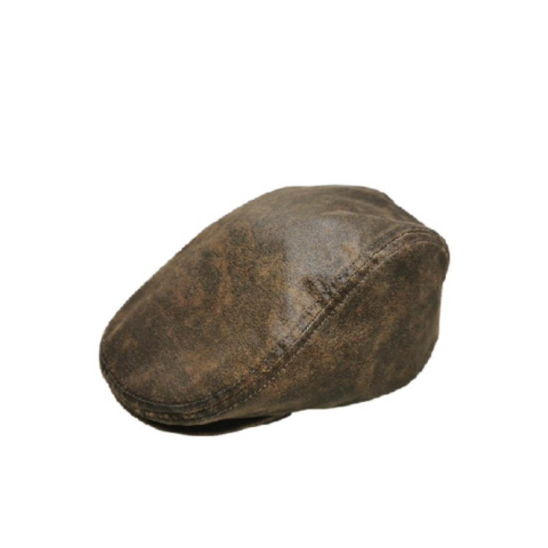 Oil Skin Flat Cap