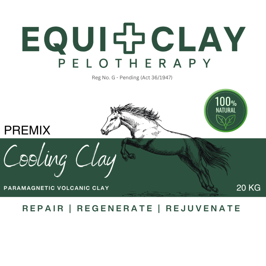 Equiclay Cooling Clay 20Kg Premix