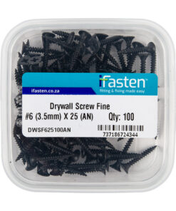 Ifasten Drywall Screw Fine No6 3.5Mmx25Mm 100 Pt