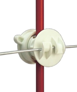 Gallagher Scre-On Claw Insulator Rd Pst White - 25 Per Pack