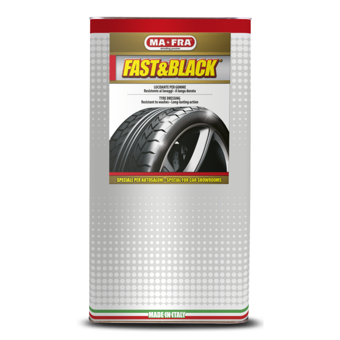 P0498 Mafra Fast & Black Showroom Tyre Dressing Liquid 4.5 L