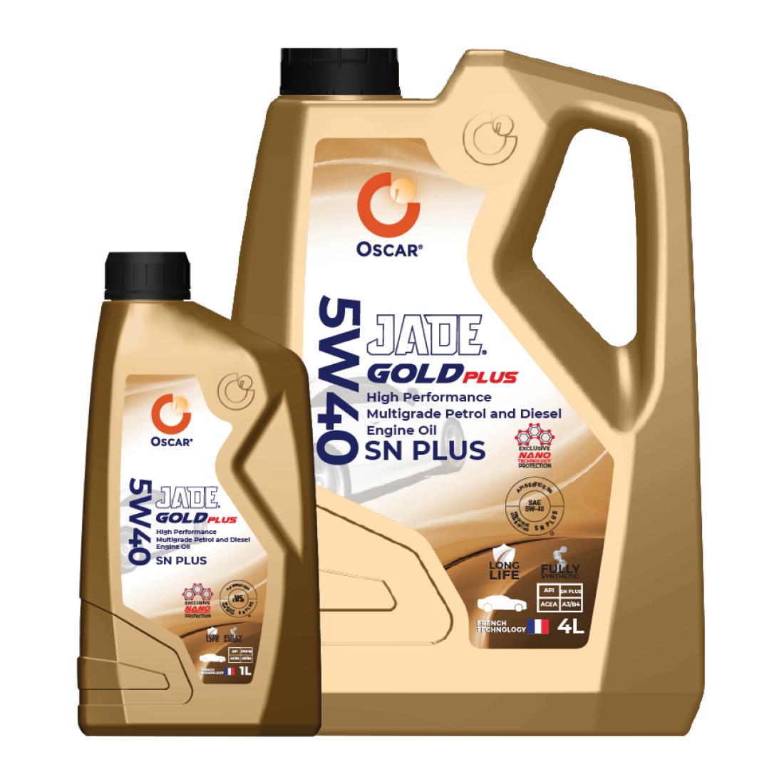 Oscar Jade Gold Sae 5W40 Api Sn Plus 5L