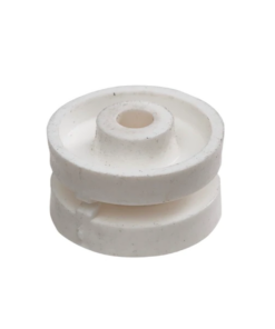 Gallagher White Plastic Insulator Bobbin - 100 Per Pack
