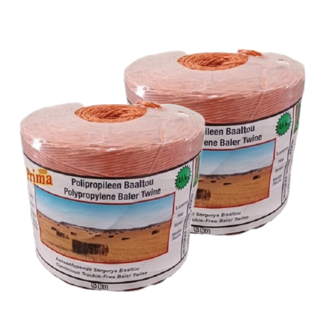Baler Twine Propylene Baler Red 2X5Kg Prima