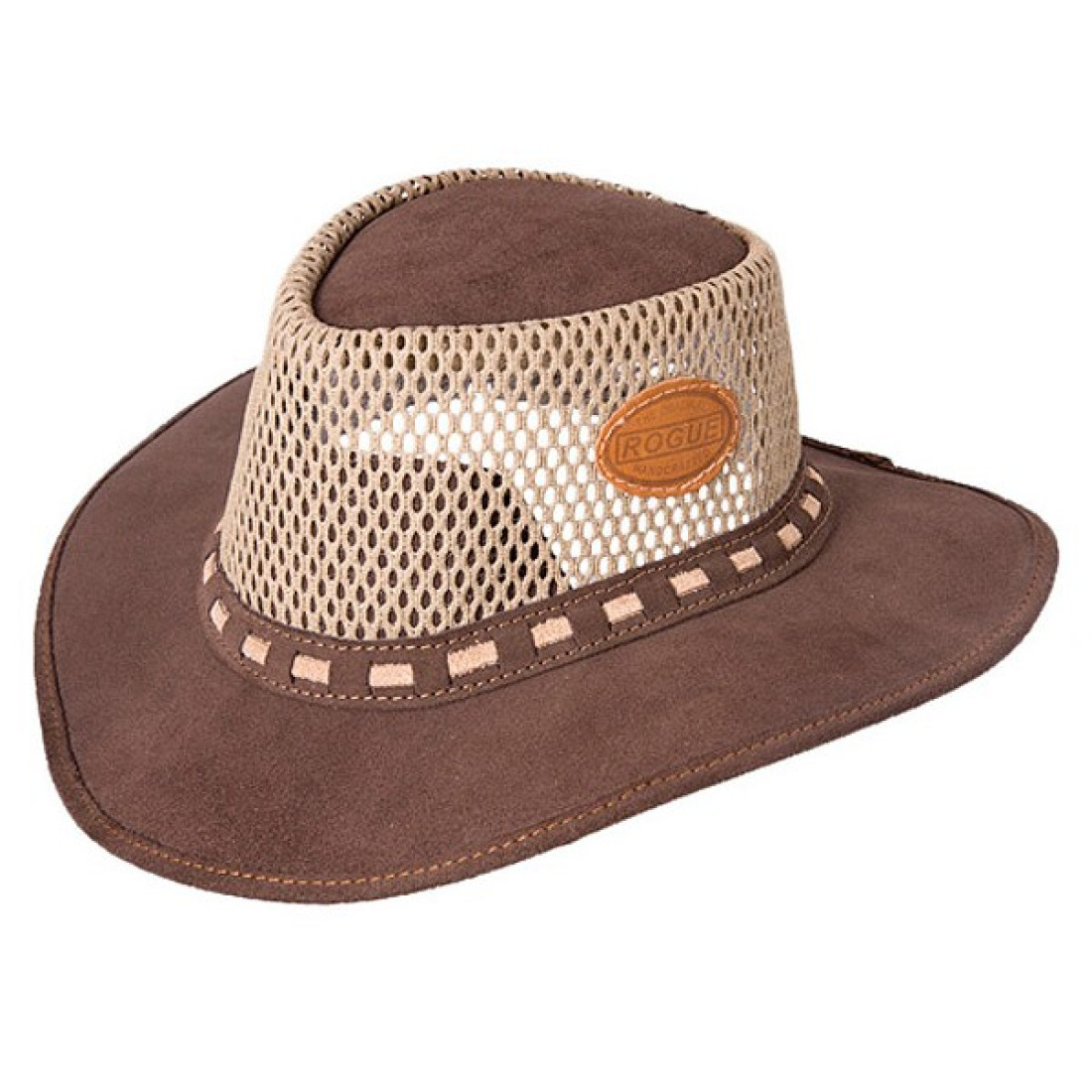 Rogue Hat Breezy Airhead Canvas Mesh Choc S - Image 2