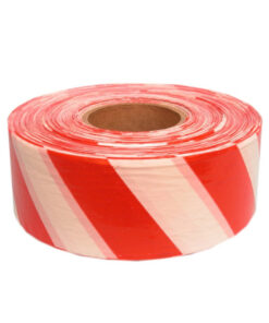 Barrier Tape Red And White 75Mm 500M